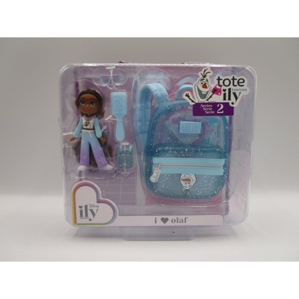 Disney ILY 4Ever Tote Teenies Series 2 I Love Olaf Mini Doll Suitcase Set